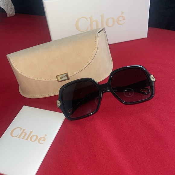 Chloe clover oversized sunglasses - Picture 4 of 12